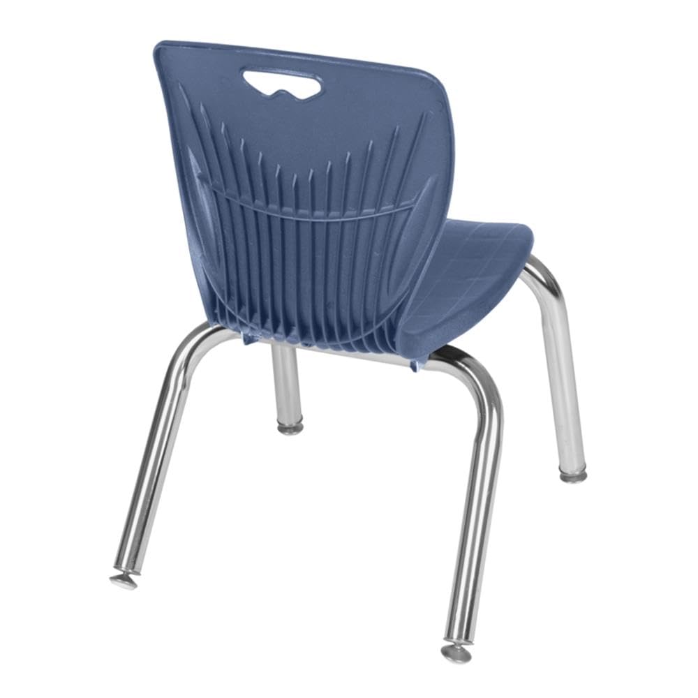 Mobile Rectangular Table with 2 Stack Chairs V230