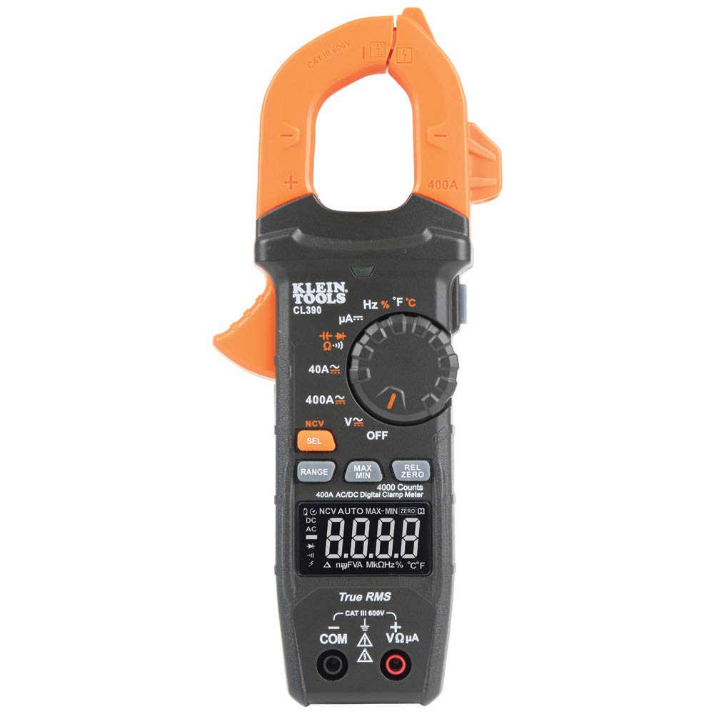 Auto-Ranging 400 Amp Digital Clamp Meter K15169