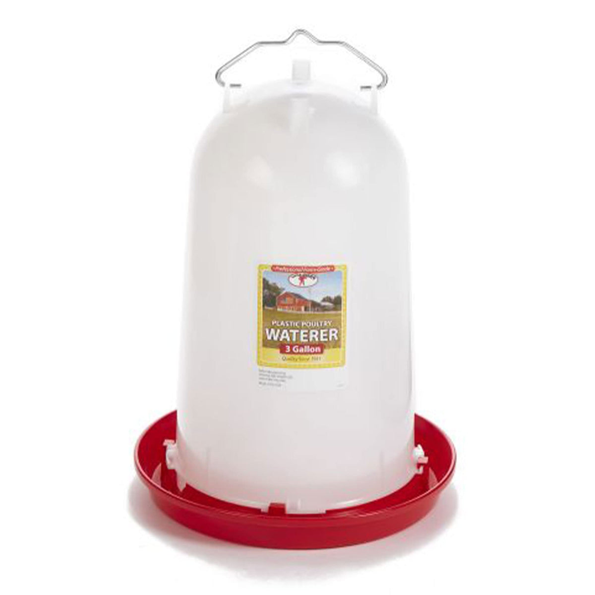 3 Gallon Heavy-Duty Gravity-Fed Poultry Waterer 2-Pack G479872