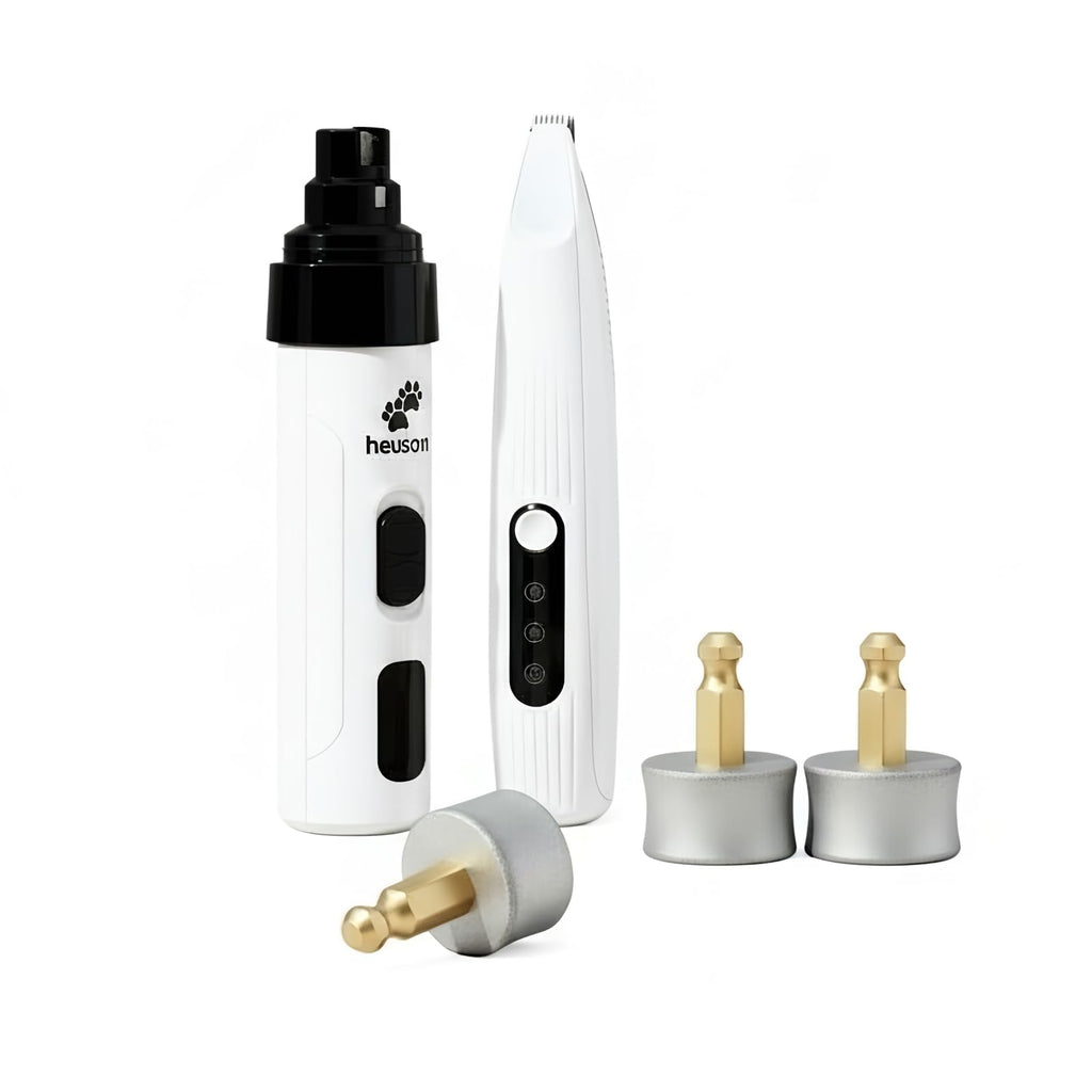 Pet Nail Grinder + Replacement Drum Grinders (3 pcs) + Pet Paw Trimmer V72370