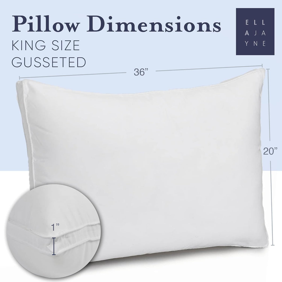 King Size Down Alternative Pillows Set of 2 Q387230