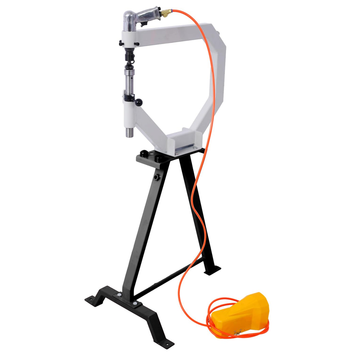 Pneumatic Planishing Hammer with Steel Frame Stand and Foot Pedal W18565