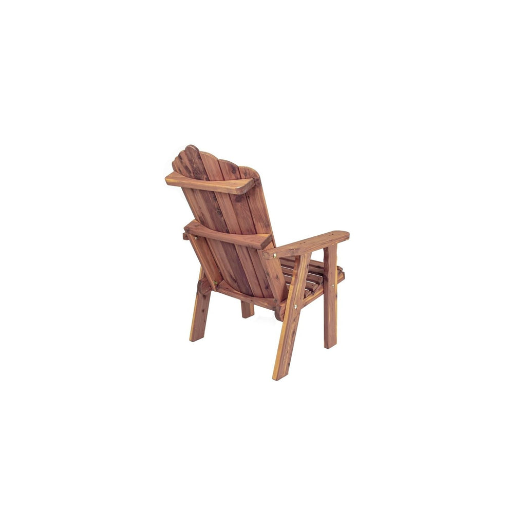 Cedar Stationary Chair Fan-Back Adirondack Style M112