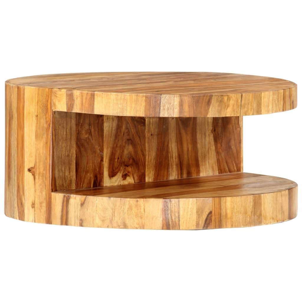 Natural Solid Sheesham Wood Coffee Table B87078