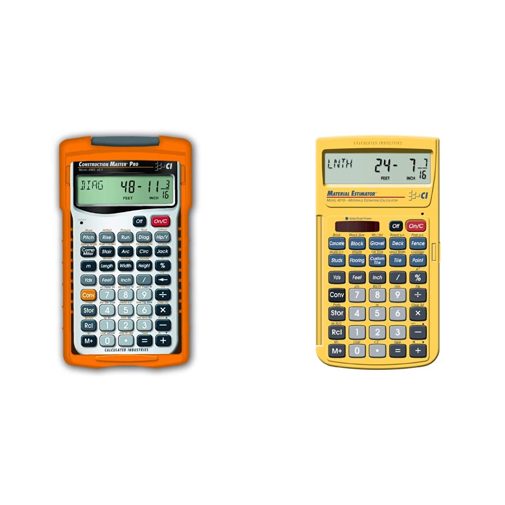 Construction Calculator & Material Estimator Calculator I286