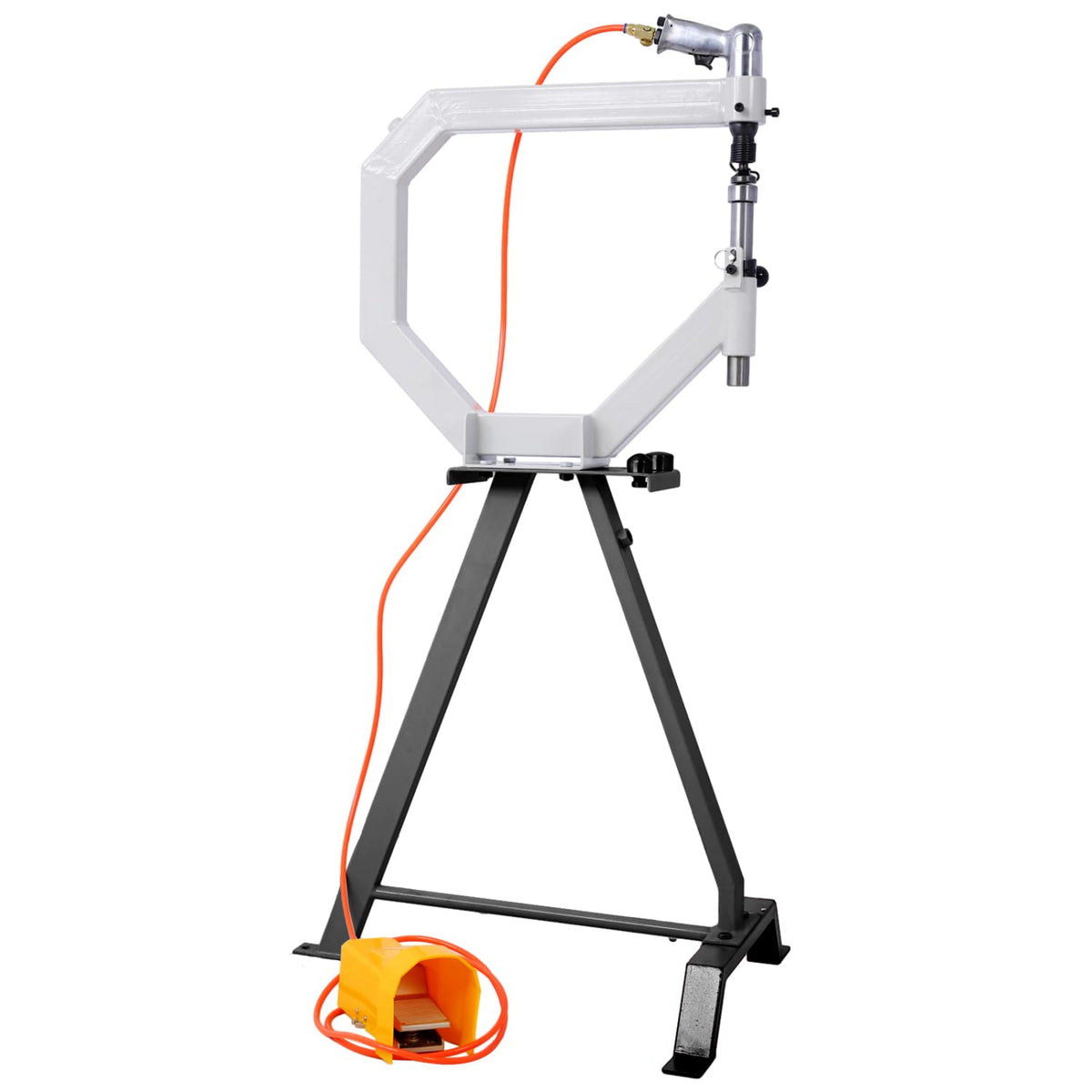 Pneumatic Planishing Hammer with Steel Frame Stand and Foot Pedal W18565
