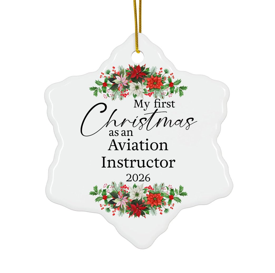 Ceramic Snowflake 3-Inch Ornament F55199