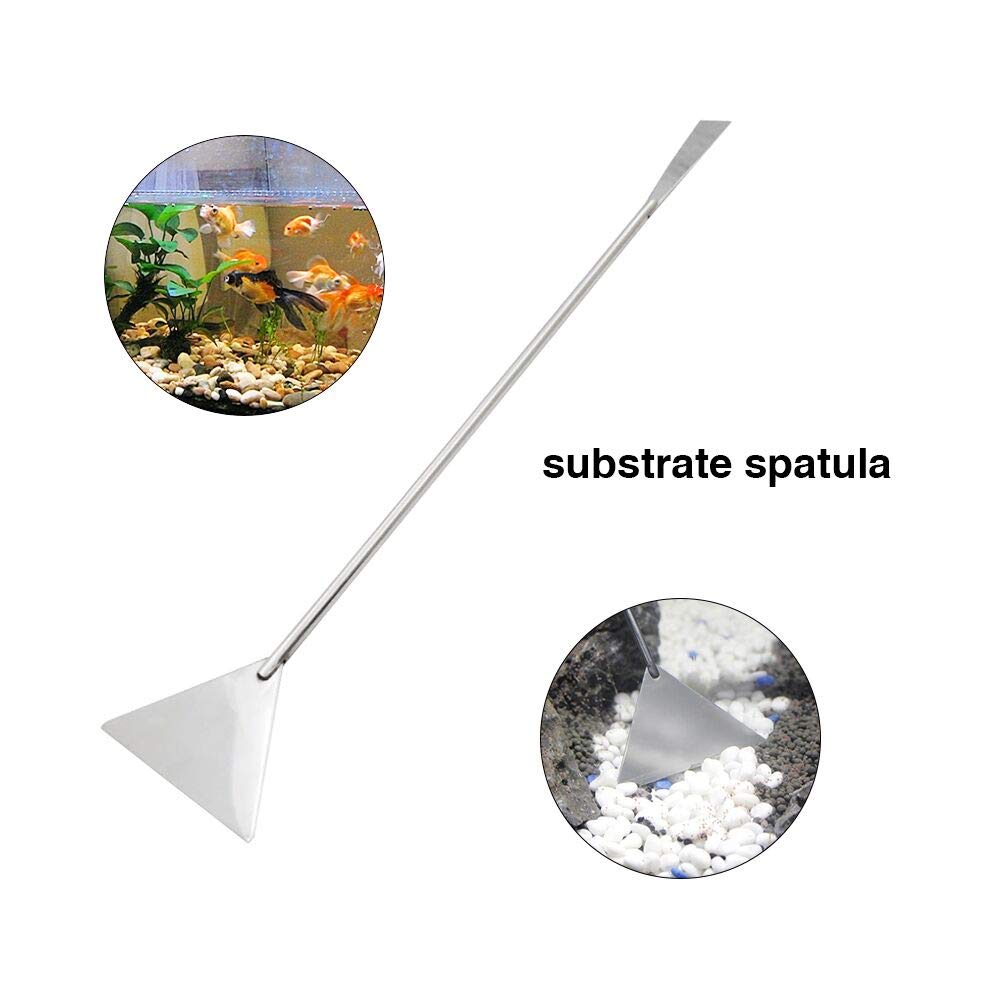 5 in 1 Aquarium Scissors Tweezers Spatula Stainless Steel Aquascaping Tools R895602