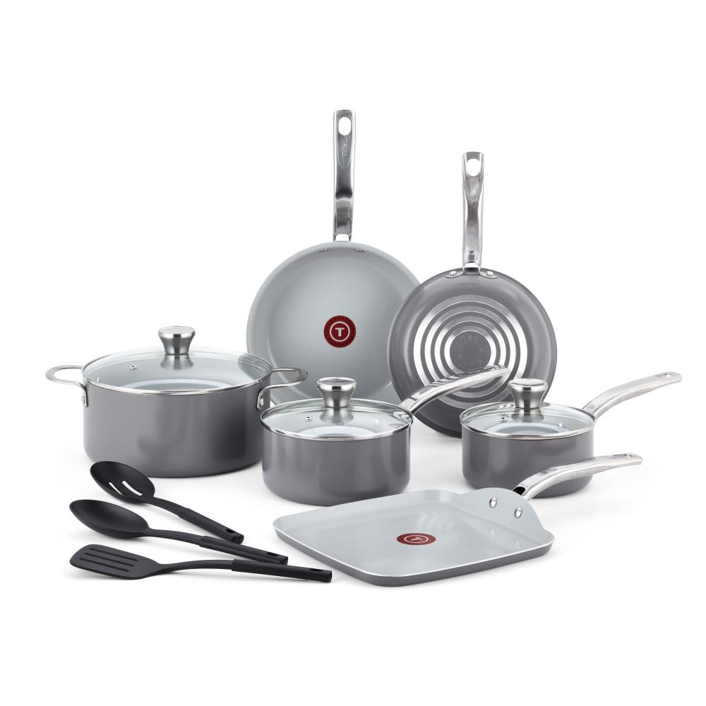 12 Piece Recycled Ceramic Non Stick Cookware Set S915
