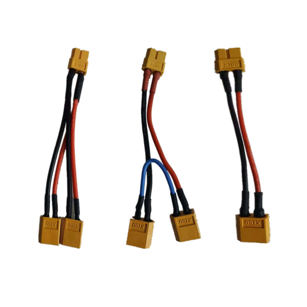 3 Pieces Battery Adapter Cable Y-Type Harness Connector XT60 Parallel Z843