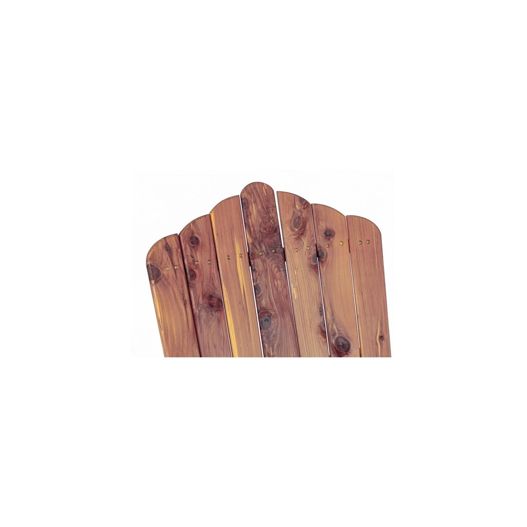 Cedar Stationary Chair Fan-Back Adirondack Style M112