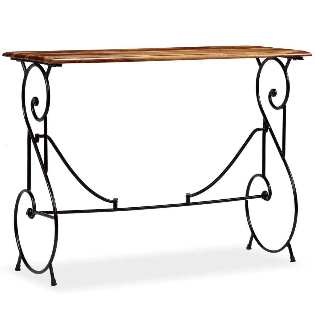 Solid Sheesham Wood Console Table 39.4"x15.7"x29.5" D920