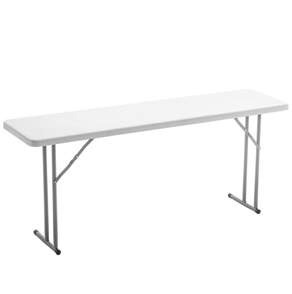 White Plastic Folding Table Set of 2 W2930