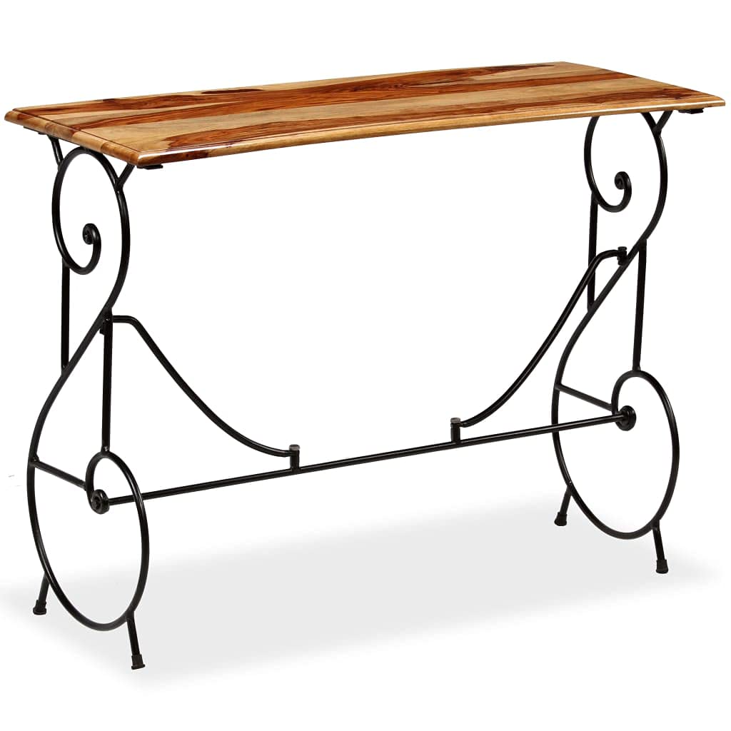 Solid Sheesham Wood Console Table 39.4"x15.7"x29.5" D920
