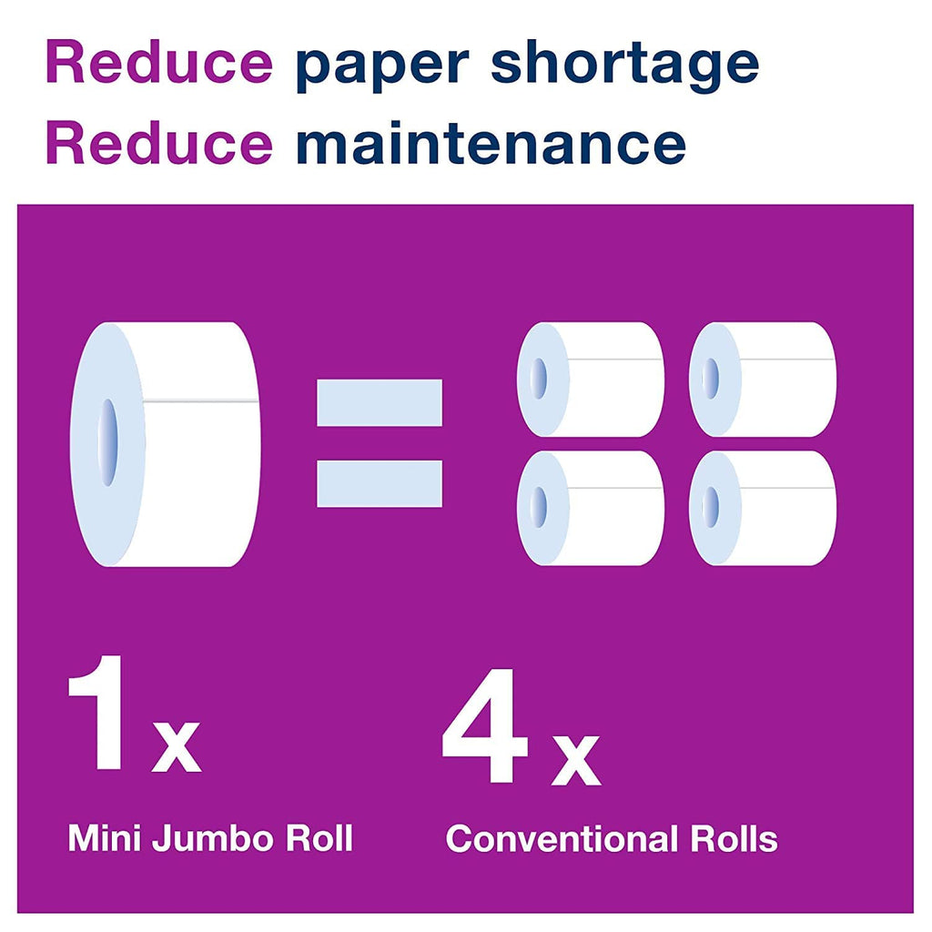 White Jumbo Toilet Paper Roll and Multifold Hand Towel C16689