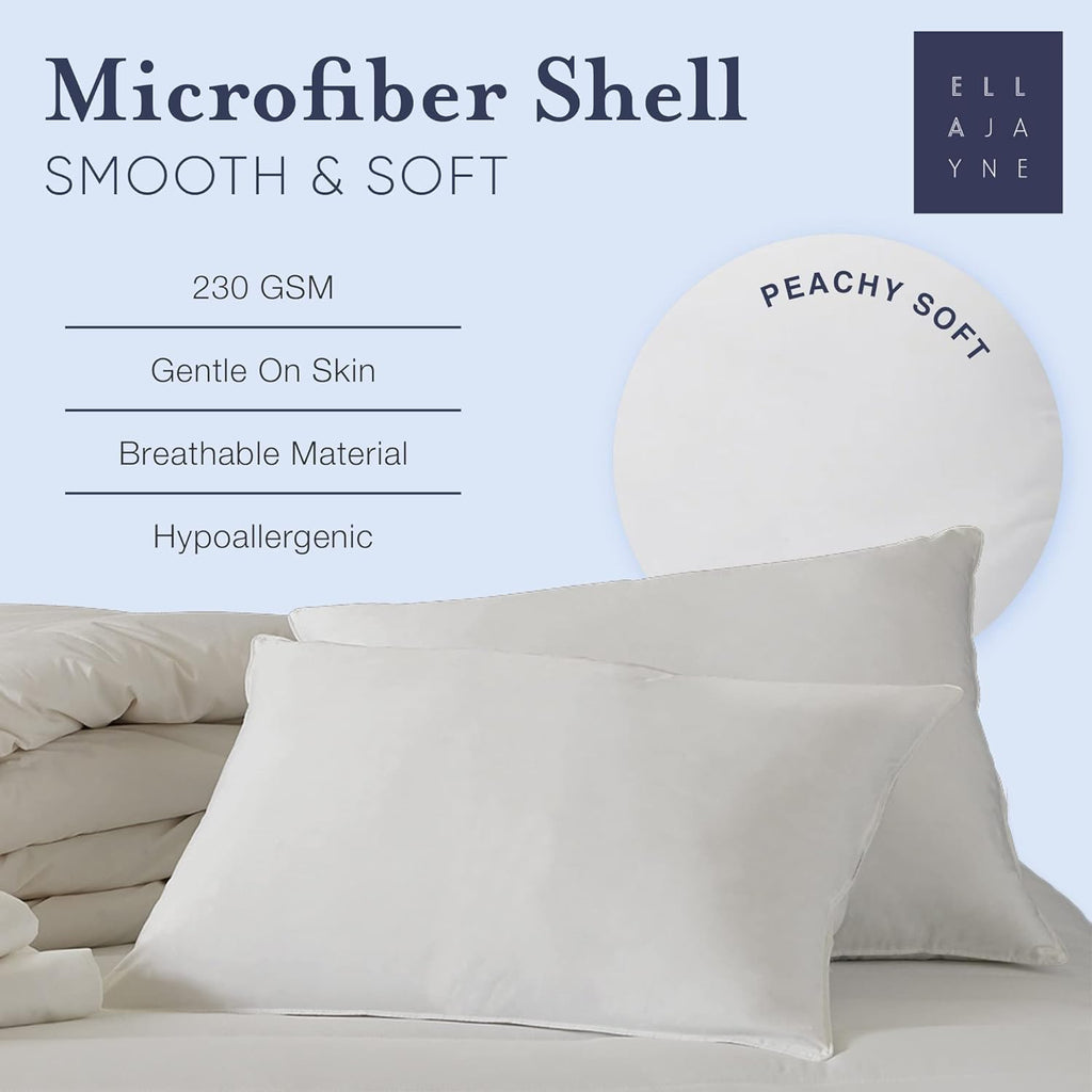 King Size Down Alternative Pillows Set of 2 Q387230