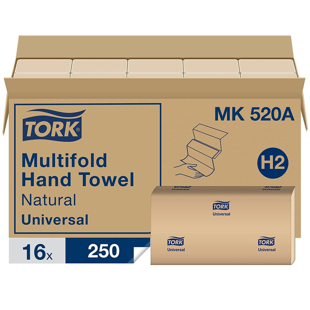 White Jumbo Toilet Paper Roll and Multifold Hand Towel C16689