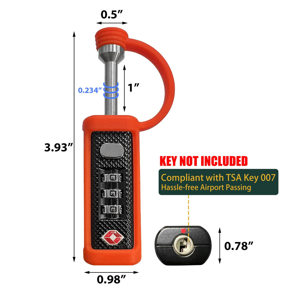 3-Dial Combo Padlock L28265