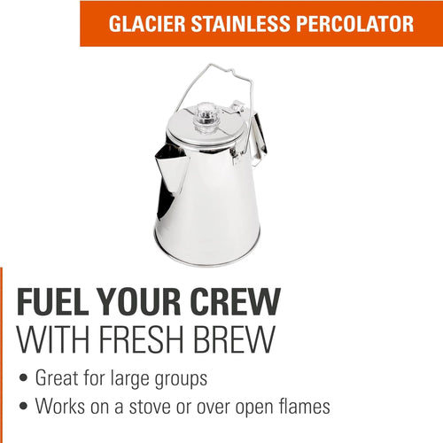 14 Cup Stainless Steel Percolator Coffee Pot J3303