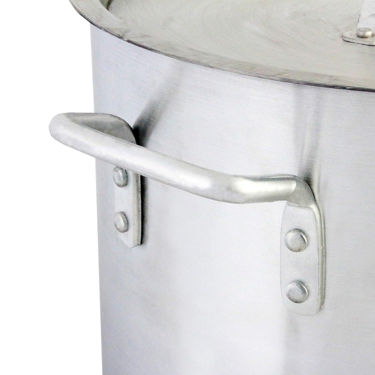 60 qt. Heavy-Duty Aluminum Stock Pot with Riveted Handles V157
