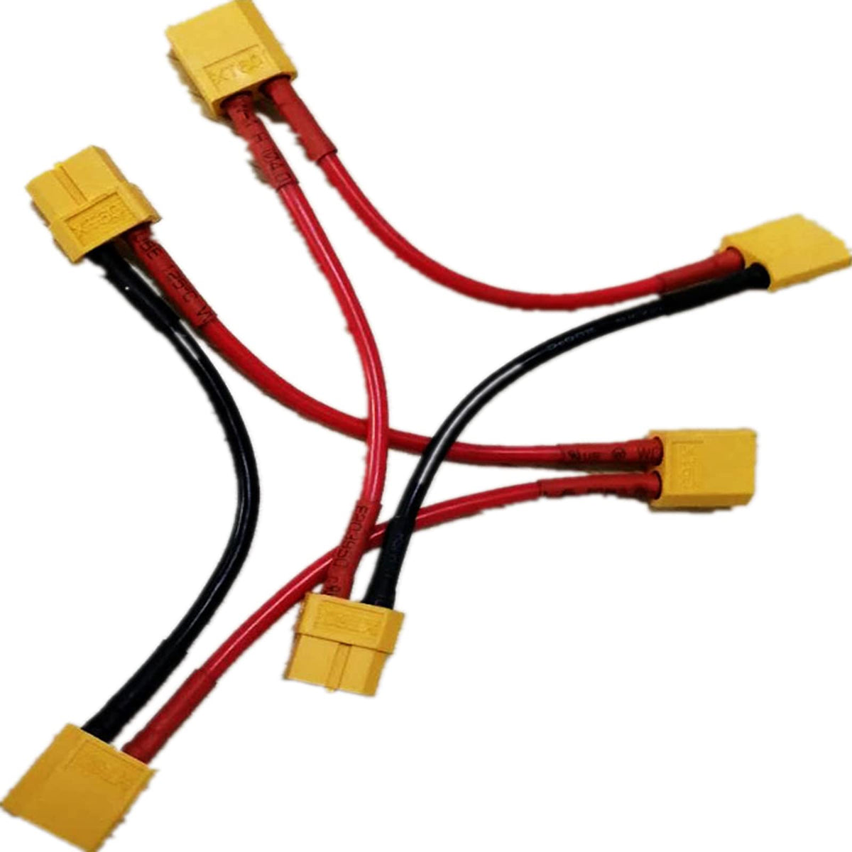 3 Pieces Battery Adapter Cable Y-Type Harness Connector XT60 Parallel Z843