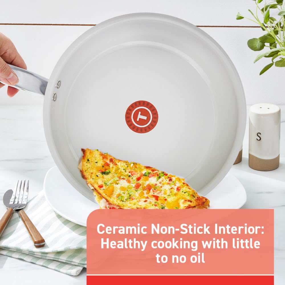 12 Piece Recycled Ceramic Non Stick Cookware Set S915