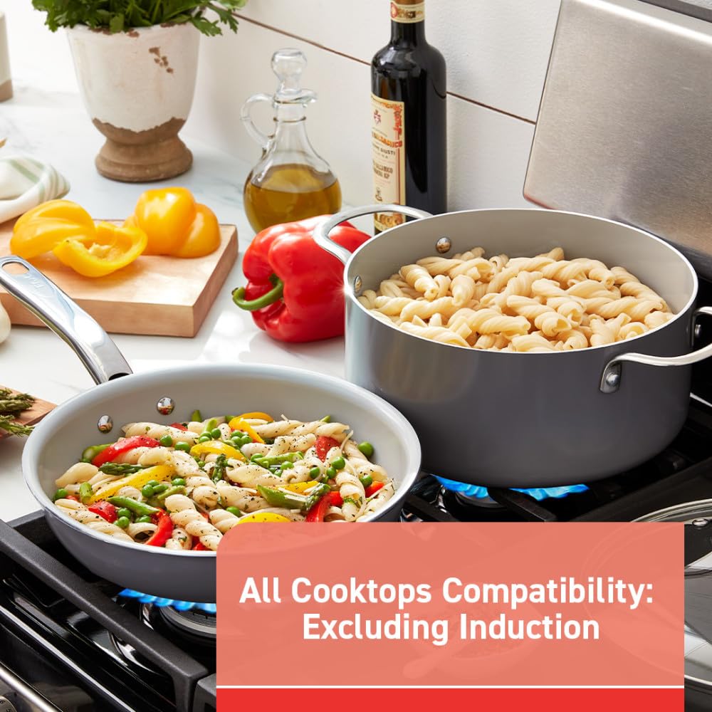 12 Piece Recycled Ceramic Non Stick Cookware Set S915