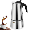 12 Cup Stainless Steel Stovetop Espresso Moka Pot 600ml Y49441