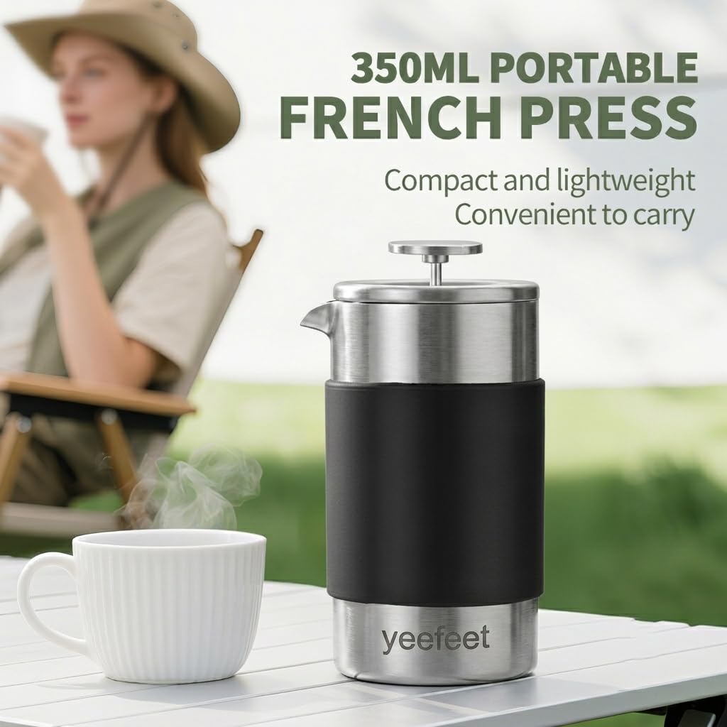 12 oz Stainless Steel French Press V84091