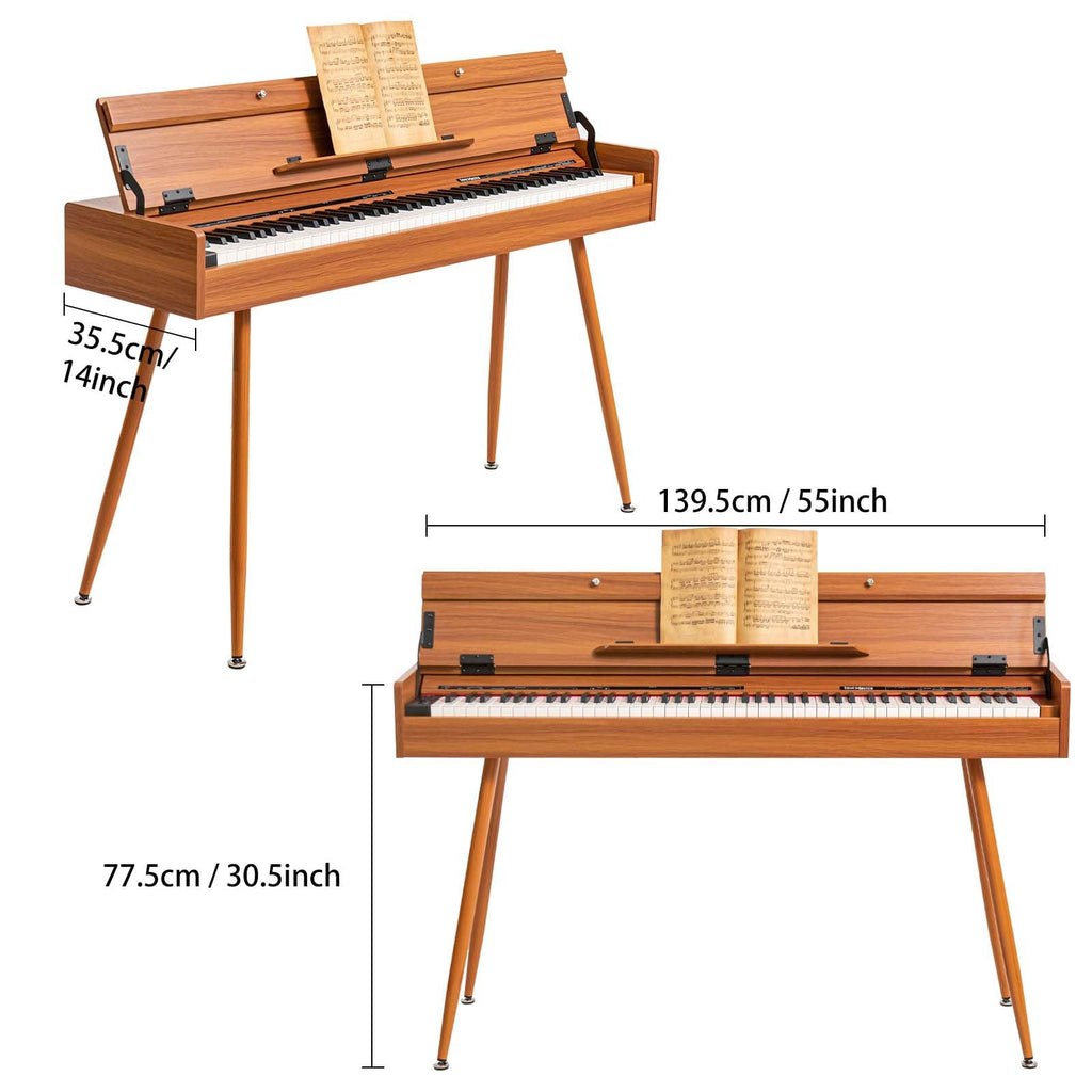 88 Key Weighted Digital Piano with Triple-Pedal L165