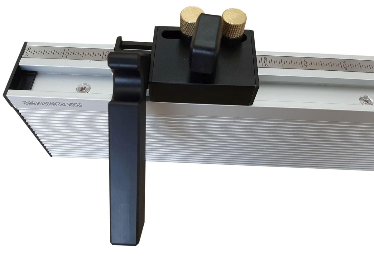 31.5 inch Miter Gauge Fence with Stop and Scale P60740