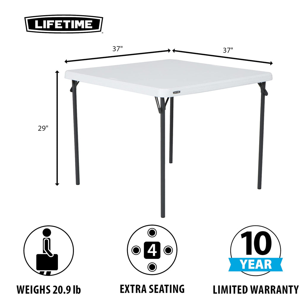 37-Inch Square Folding Card Table P695