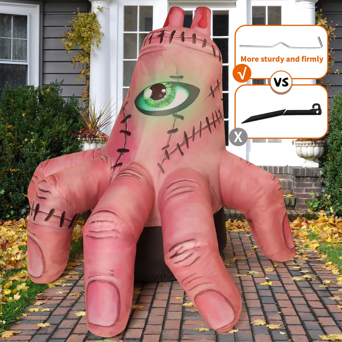 6 FT Halloween Inflatables with Built-in LEDs Q134003