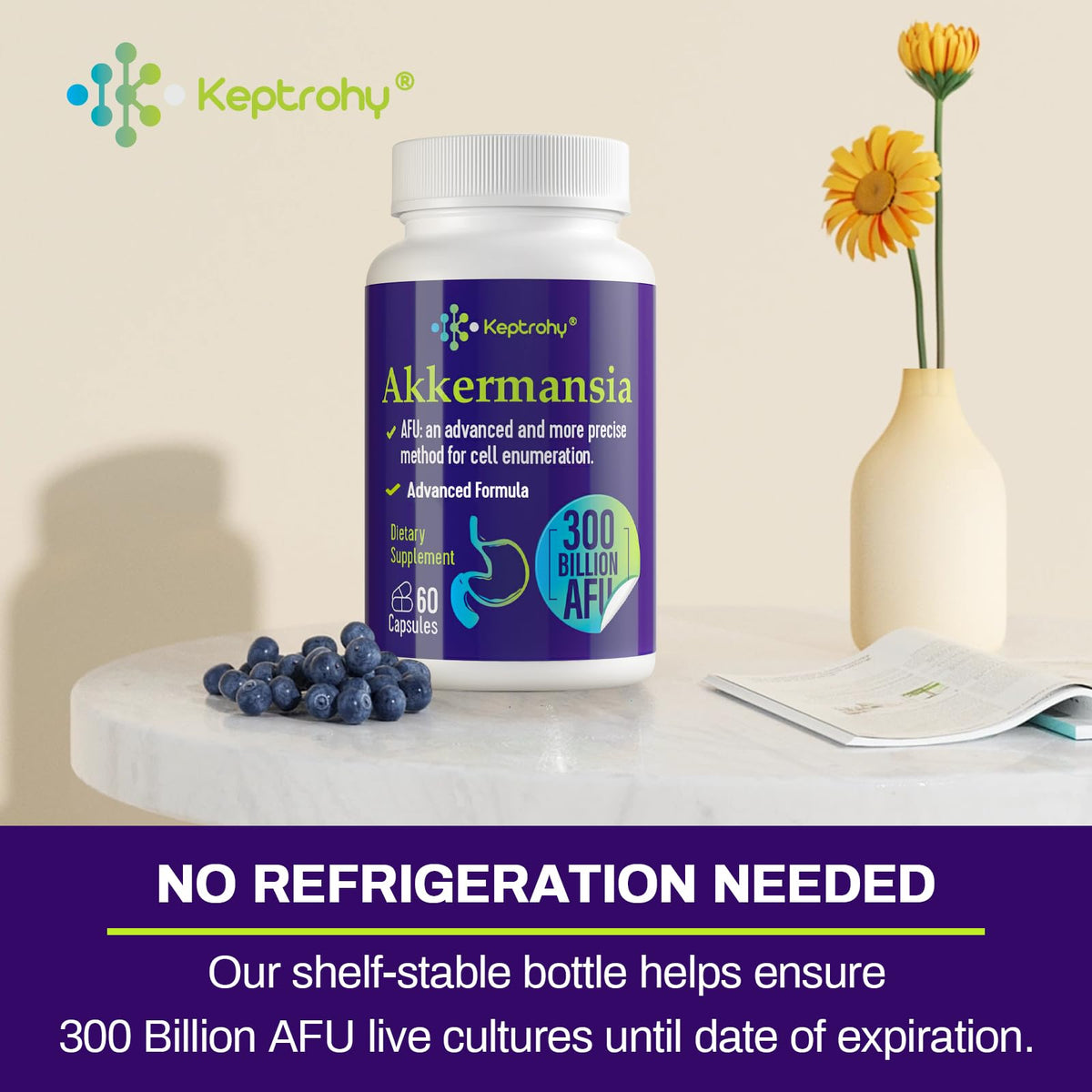 Akkermansia Muciniphila Probiotic 60 Count K3984