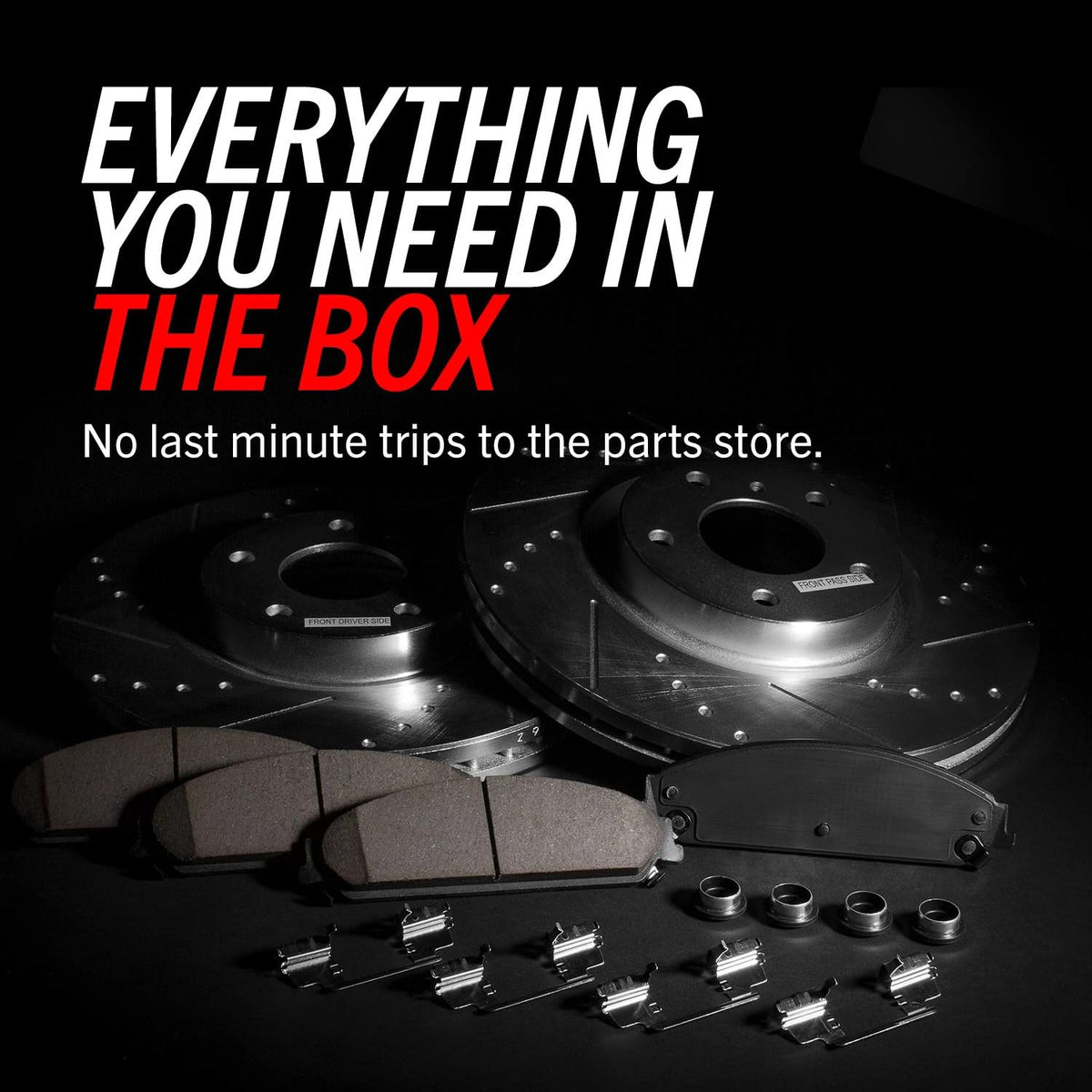 Brake Pad & Rotor Kit Front & Rear C84939