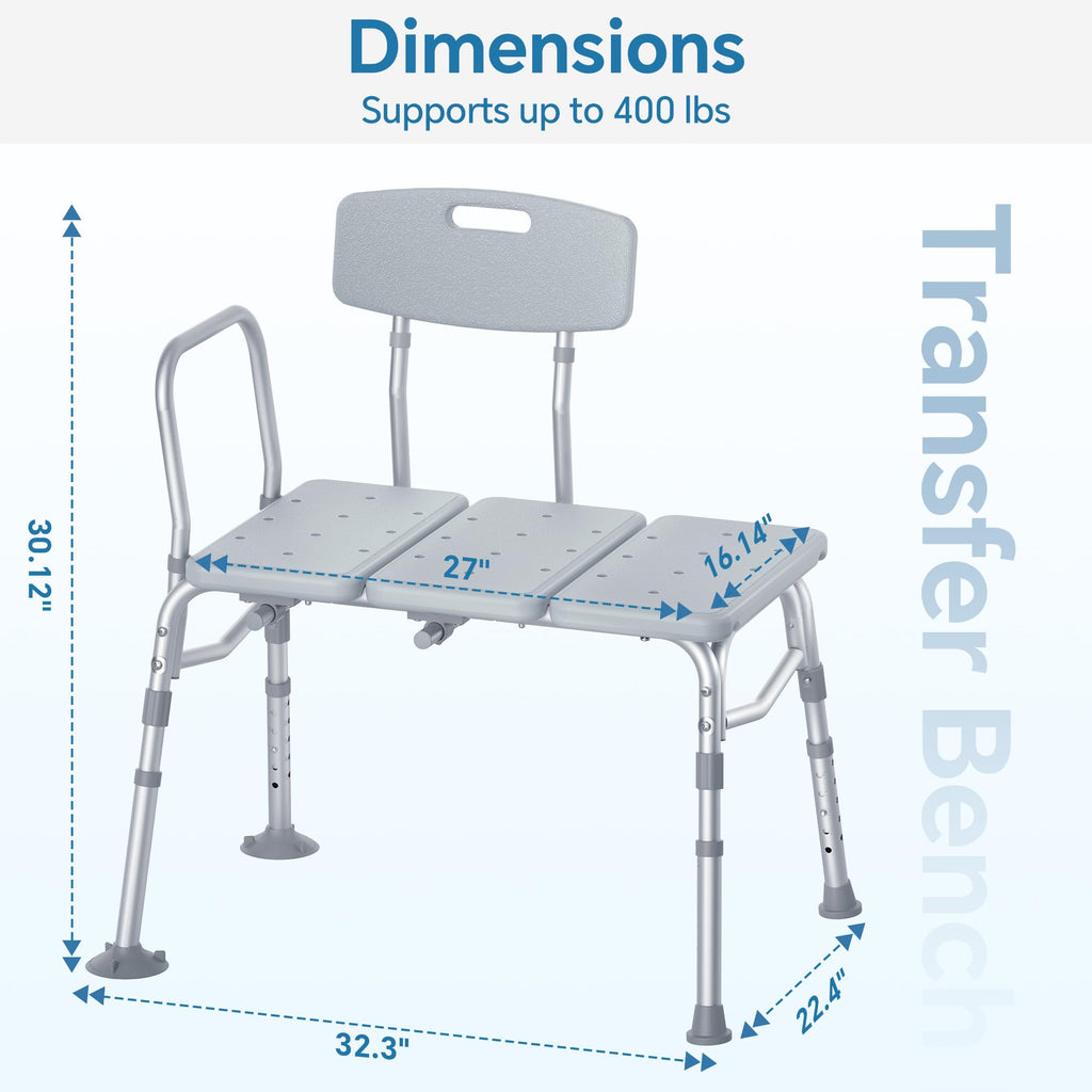 Tub Transfer Bench with Backrest Q605004