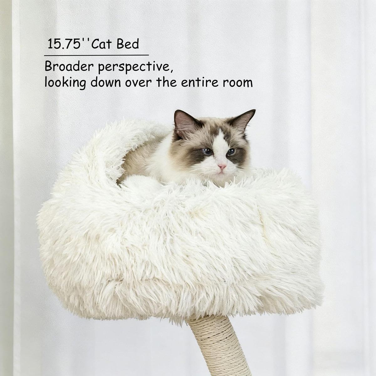 70" Multi-Level Cat Tree Tower with Plush Perches and Sisal Scratching Posts V6259