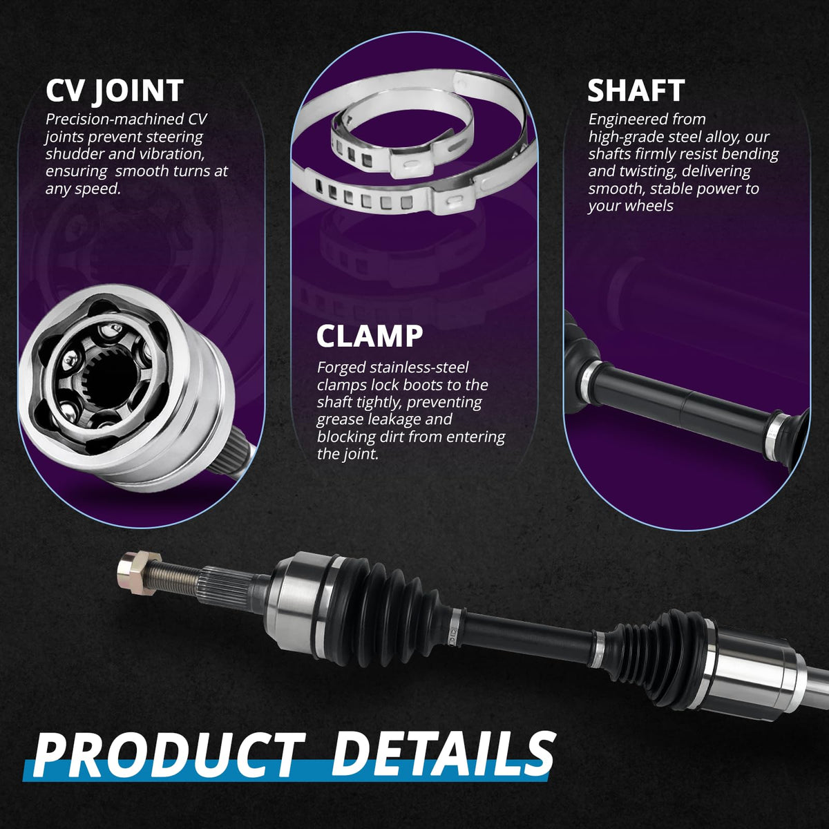 2.4L Front CV Axle Pair M781