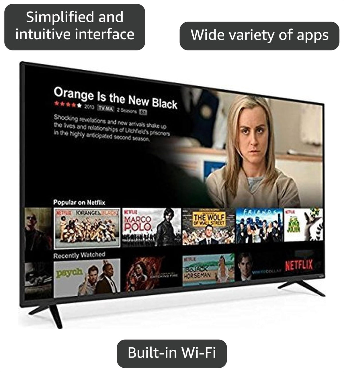 40" 1080p Full-Array LED Smart TV Z375955