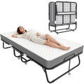 Folding Bed with Mattress Metal Frame Cot Size C20370