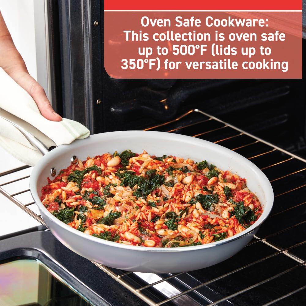12 Piece Recycled Ceramic Non Stick Cookware Set S915