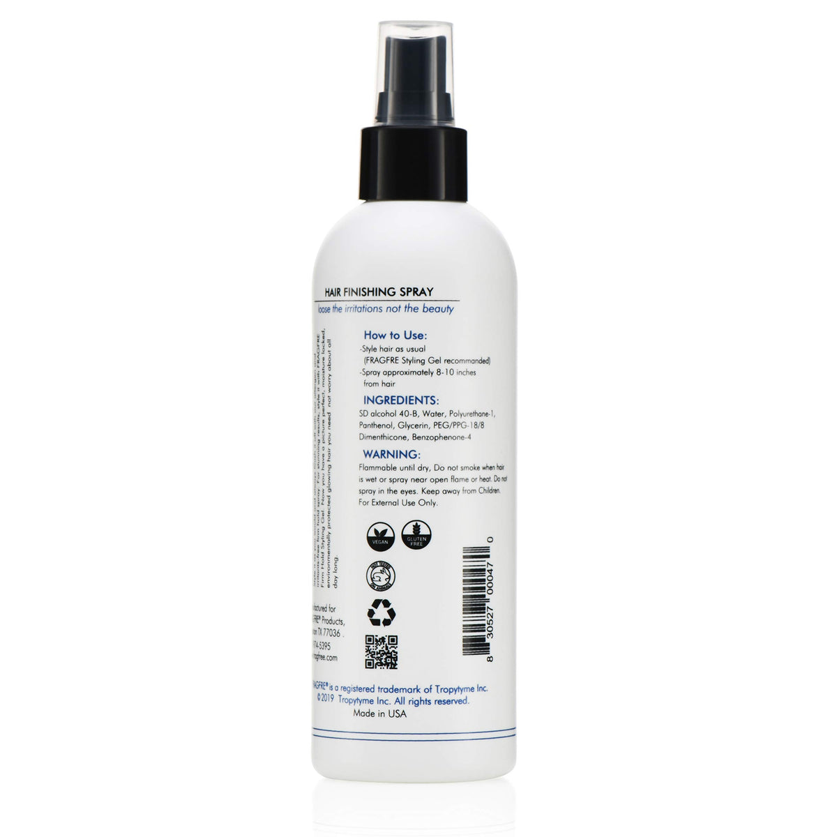 Hair Finishing Spray 8 Fl Oz 2-Pack W8237
