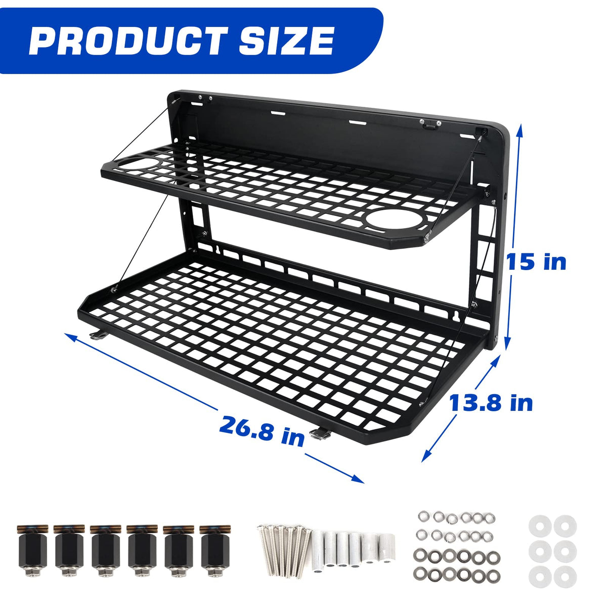 Foldable Aluminum Alloy Tailgate Table E203684
