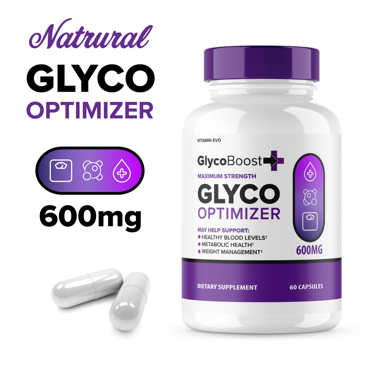 60 Capsules Glycogen Support Supplement K804
