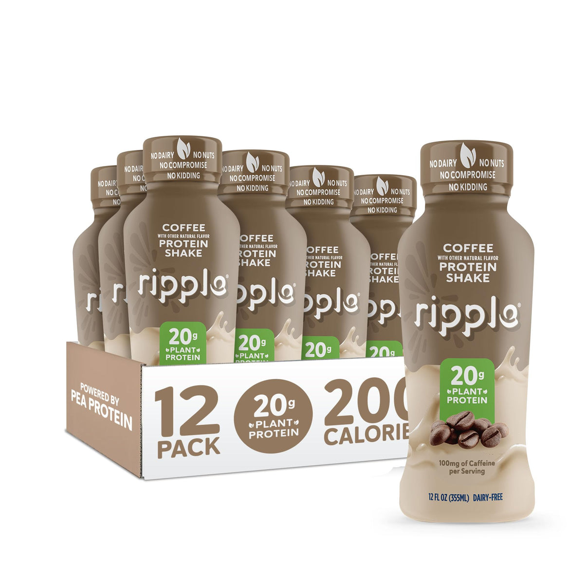Chocolate Coffee Vegan Protein Shake 24 Pack O2147