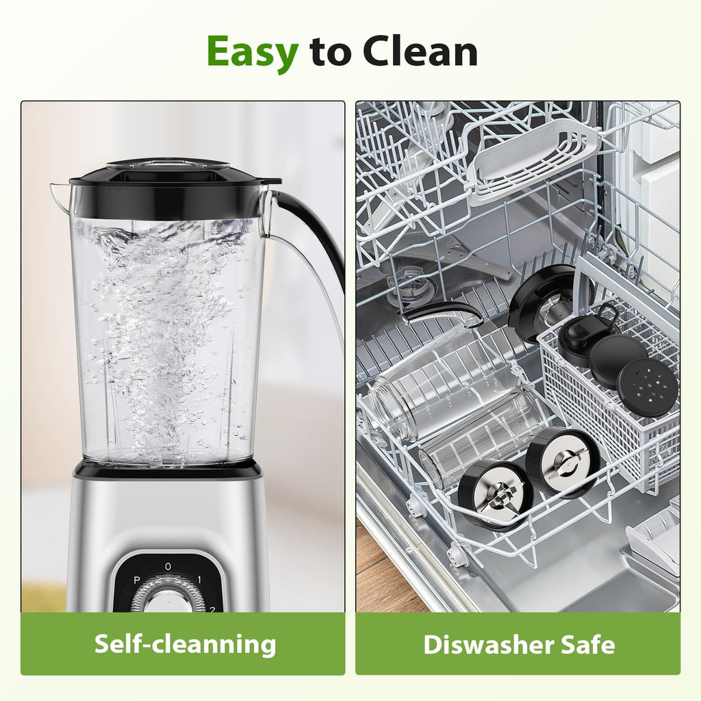 1000W 4 in 1 Blender Food Processor Combo F622