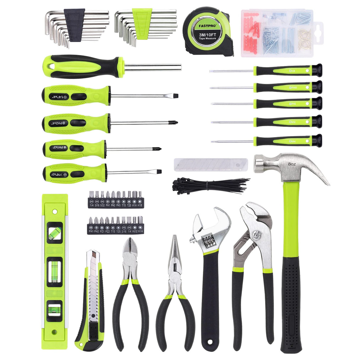 215-Piece Home Repairing Tool Set with 12-Inch Bag G456030