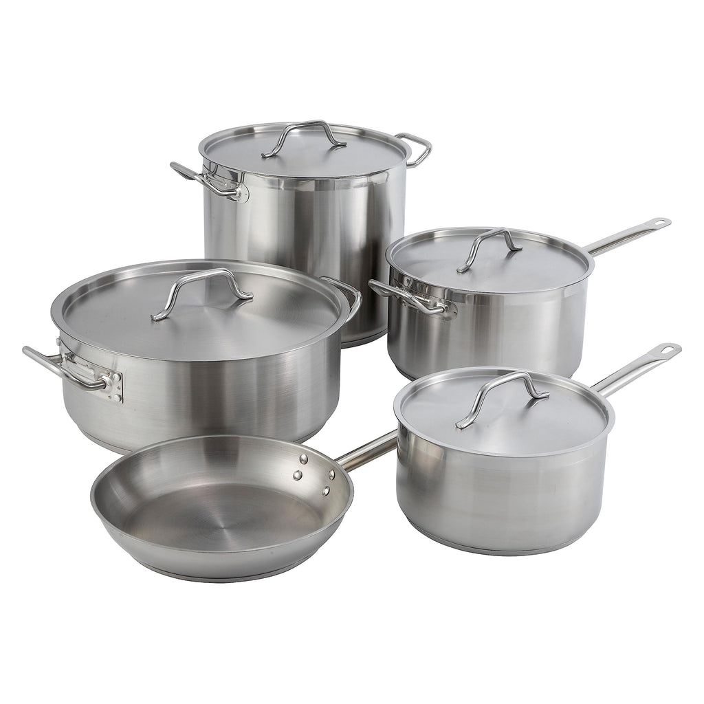 30 qt Stainless Steel Brazier with Lid E195585
