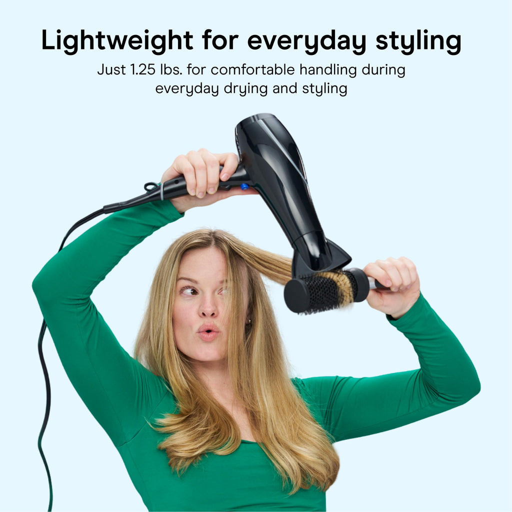 Black Ceramic Hair Dryer with Concentrator Attachment L251