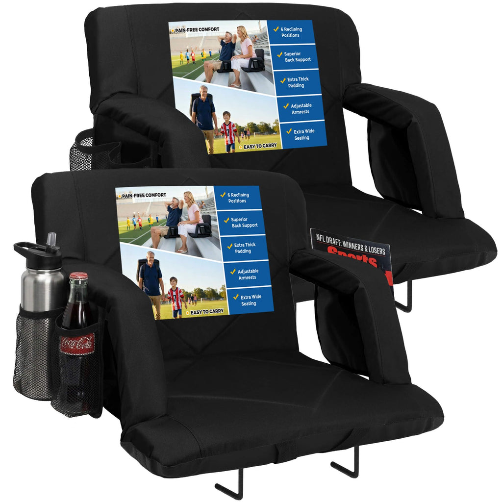 Reclining Stadium Seats with Back Support L844